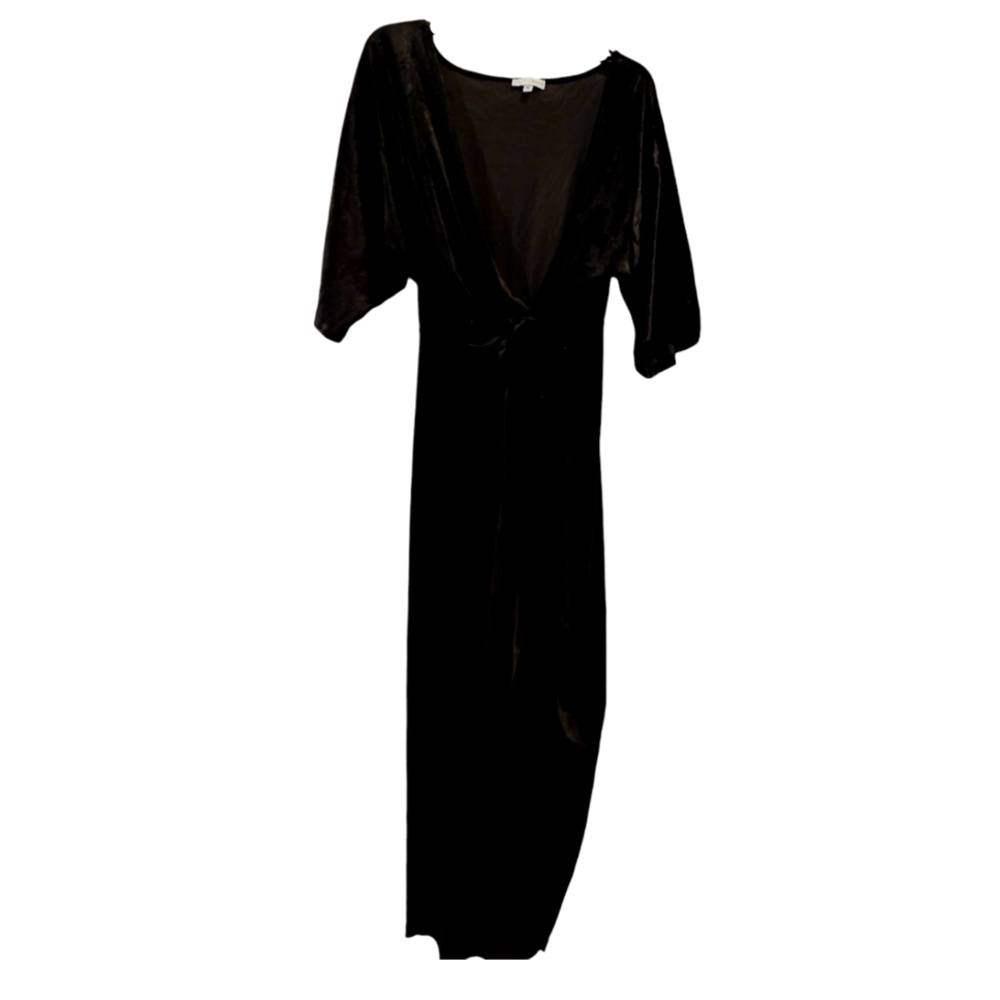 Baltic Born Black Velvet Dress XL